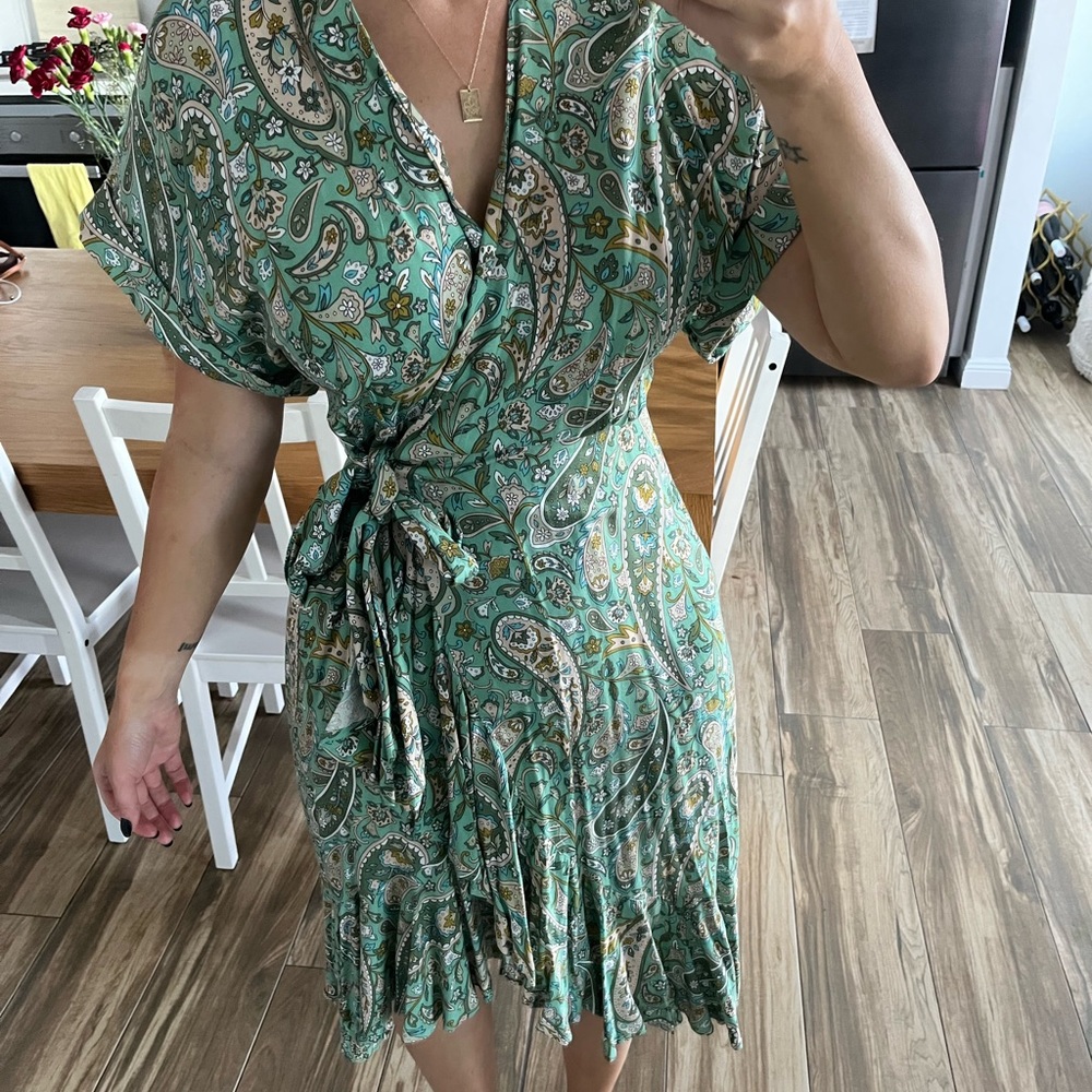 Boho midi wrap dress - Picture 1 of 4
